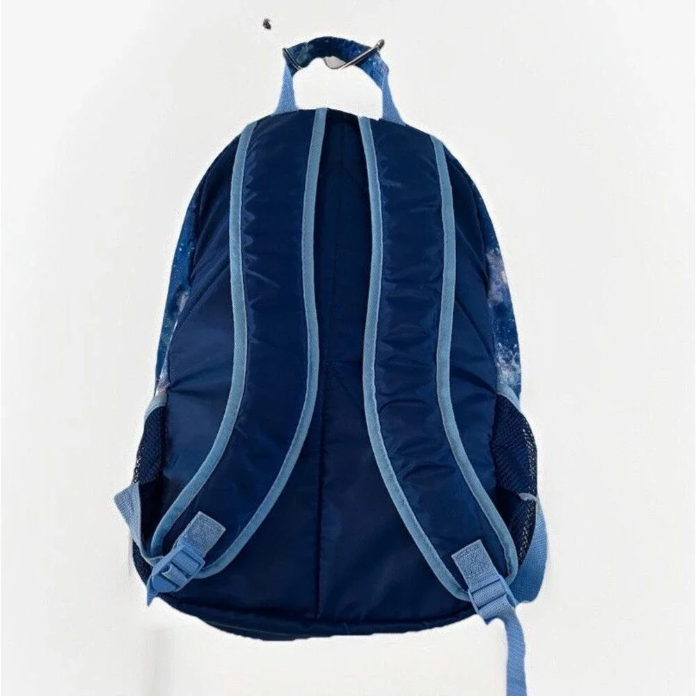 FUEL Galaxy Space Large Laptop Backpack College Bookbag Multi Compartments Blue